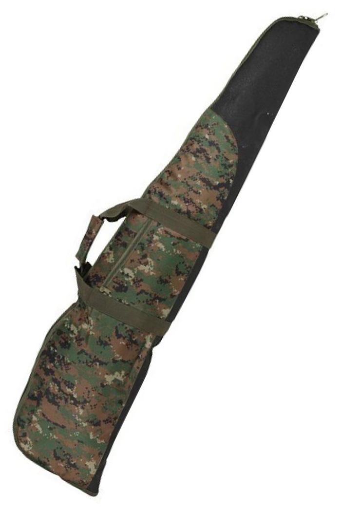 JDH - jdh geweertas met draagband 110cm zijvak digi camouflage 1