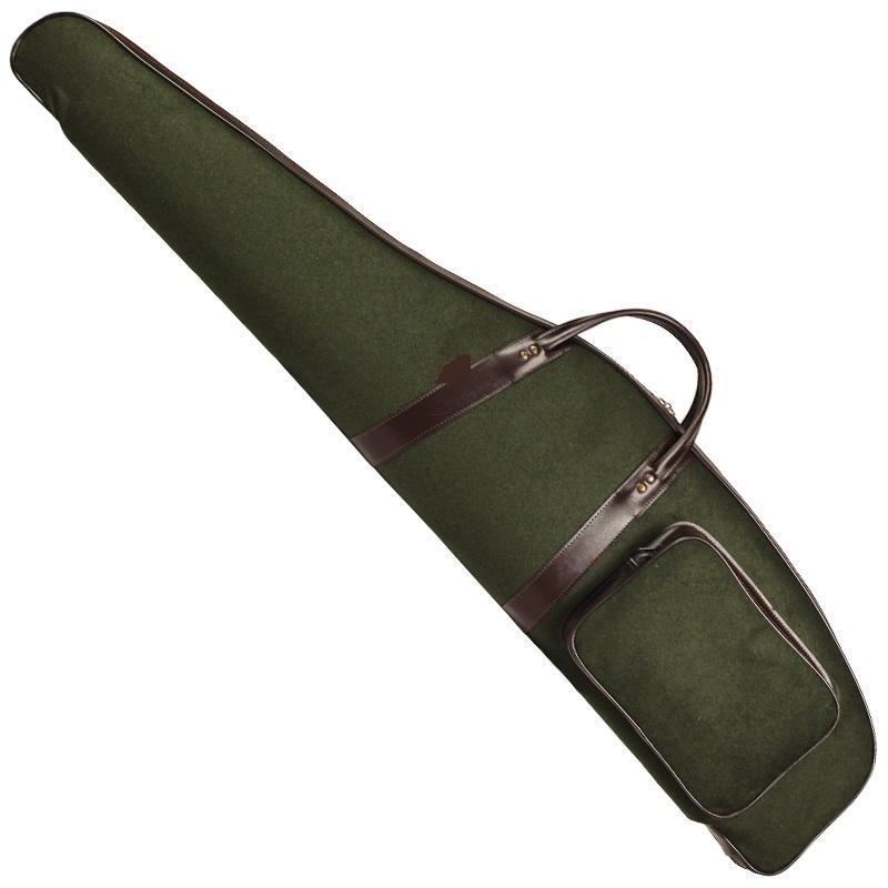 JDH - jdh geweertas stof groen met schouderband en zijvak lengte binnenkant 126cm4 1