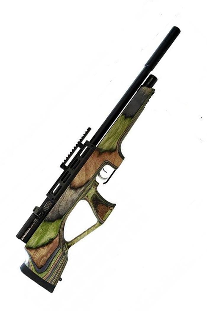 Advance 7,62mm Regulated GREEN LAMINATE incl Moderator + Koffer -1644-a
