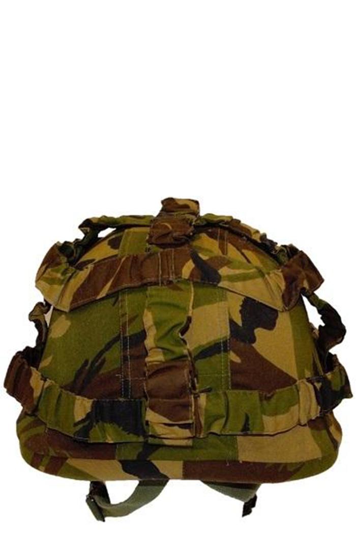 Kevlar Helm Origineel NL Leger ZGAN /  met Woodland US Camouflage overtrek-2163-a