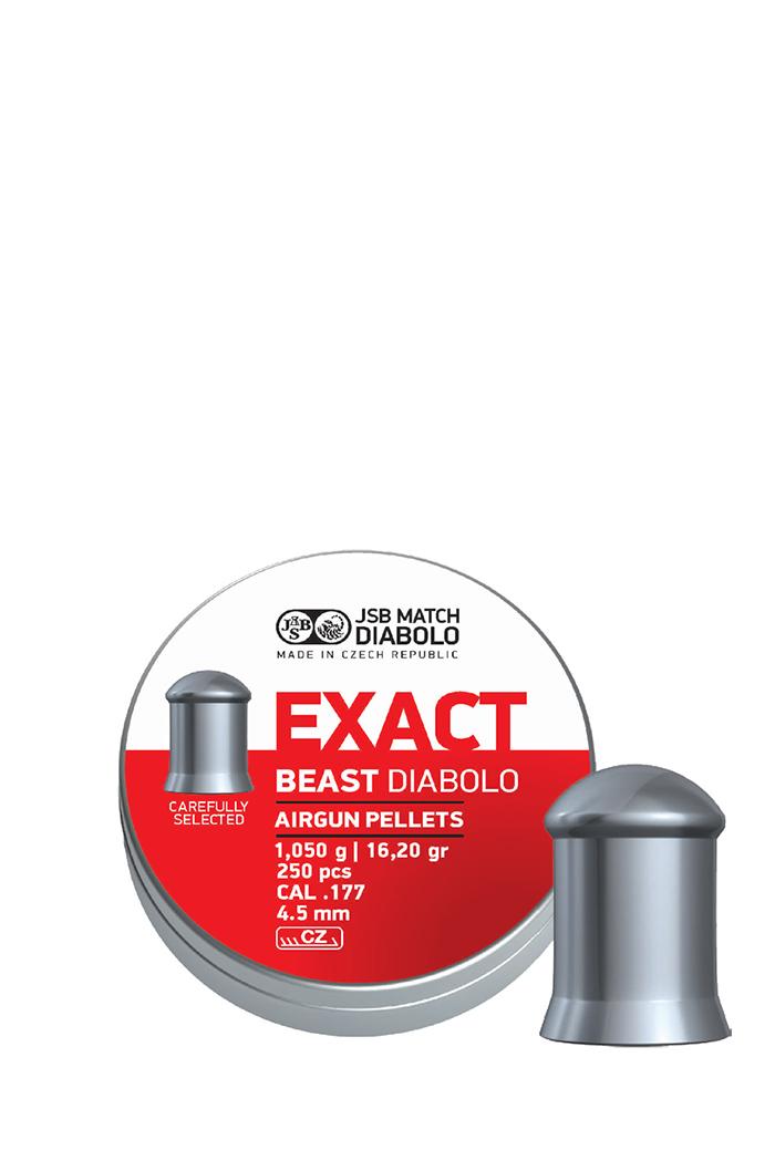 Exact Beast  4,5mm  /  250 stuks / 1,05 gram - 16,2 Grain-264-a