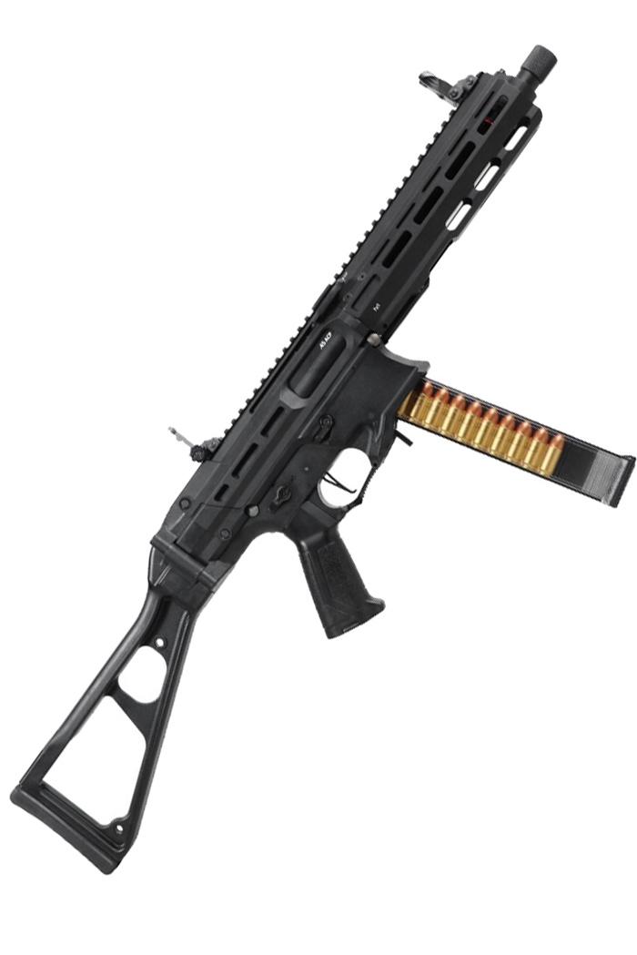 PCC45 airsoftgun black /  6mm 110 Schots-2694-a