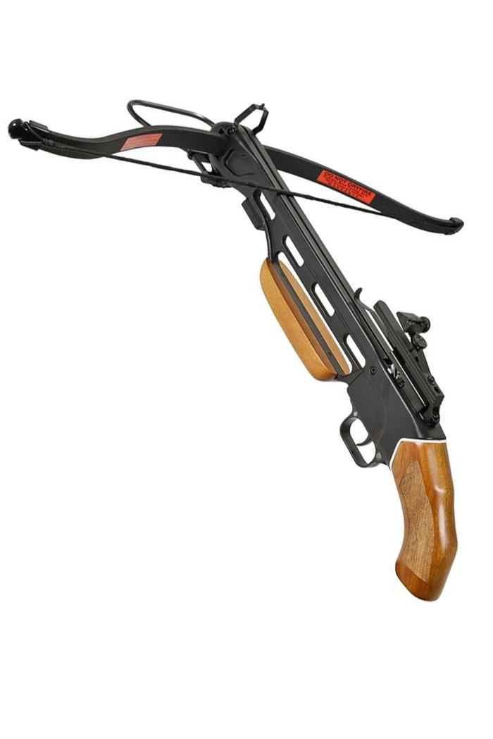 JDH - jdh pistoolkruisboog 150 lbs wood grote glasfiber lat voetbeugel 2