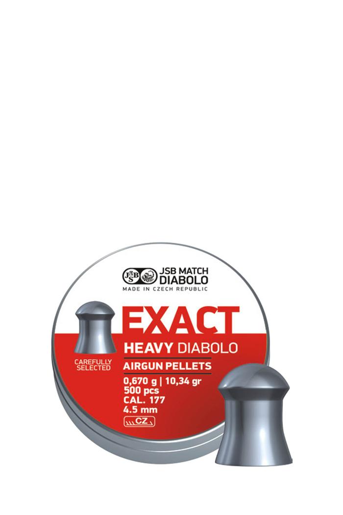  Exact Heavy  4.52mm /  10,34 Grain - 0,670 Gram /  500 stuks-273-a