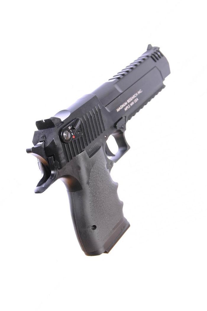 Desert Eagle 50 AE  L6 Airsoft  / 1,1 Joule BLACK / Semi + Full Auto /  GBB / Co2  / 21 Schots-2834-a