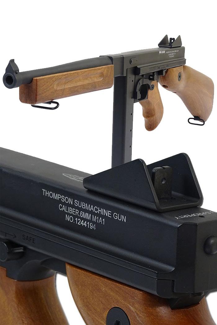 Cybergun - cybergun thompson m1a1 military 6mm airsoft replica aeg semi full auto 380 schots 1