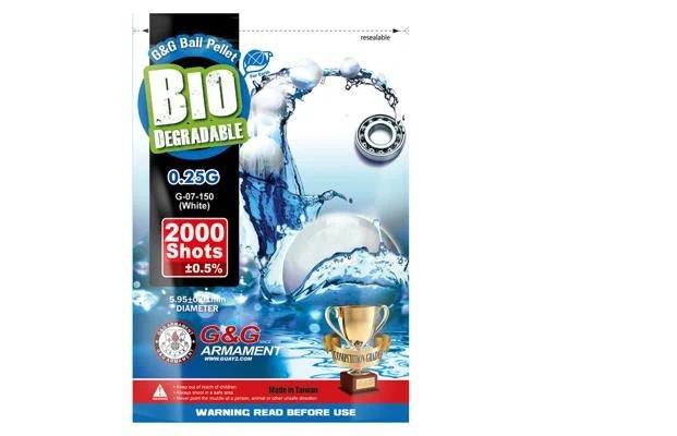 Bio Degradable 0,25 Grain BB's / 6mm Airsoft-2988-a