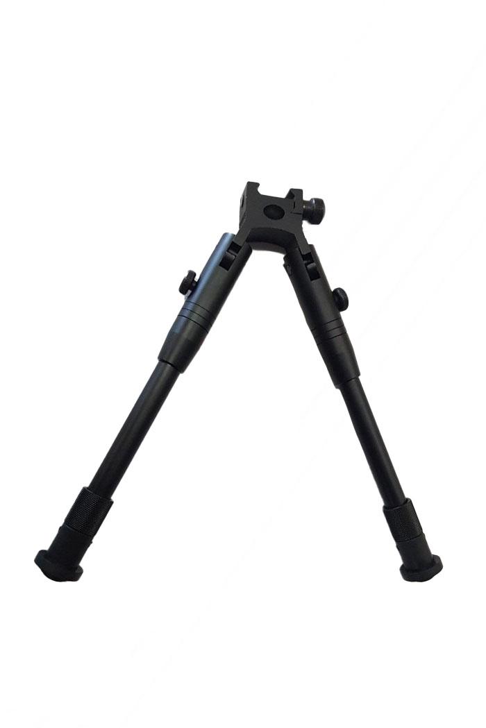 Tweepoot Aluminium inklapbaar /  Hoogte 22 tot 27cm Instelbaar / voor 22mm Weaver Rail-3004-a