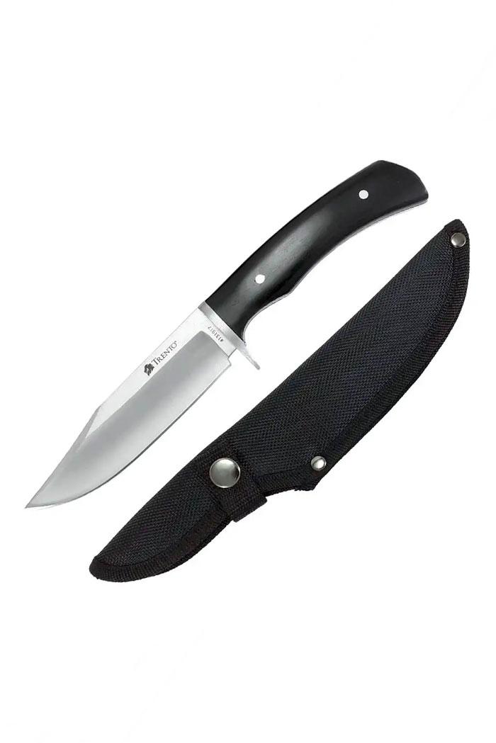 Vaststaand (Jacht) Mes / Zwart Heft / Lengte 24 cm-3059-a