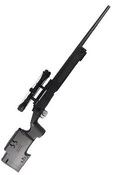 ASG - asg airsoft sniper rifle 6mm 20 schots 1 7 joule gewicht 3 kilo groene kolf 1