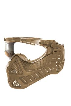 101Inc - 101inc airsoft masker met led en ventilatie zandkleur 1