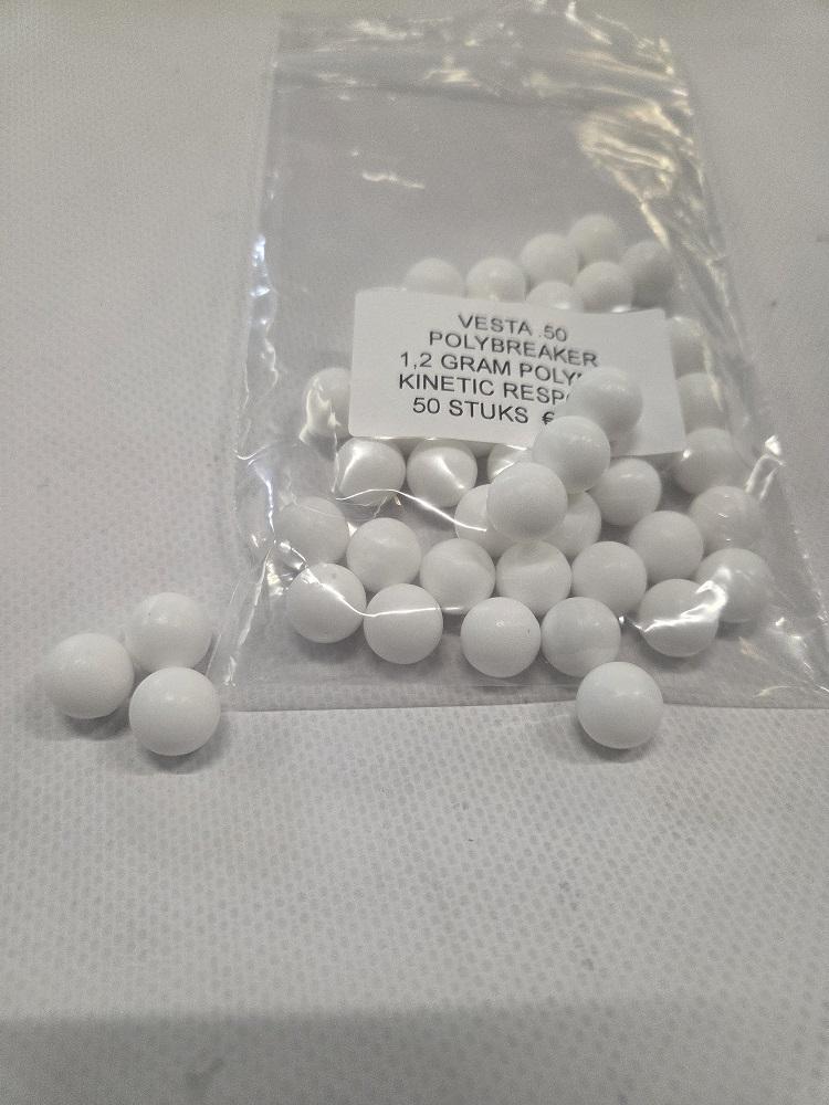 .50 Rondballen Polybreaker / 1,2 gram Poly/50 stuks -3968-a