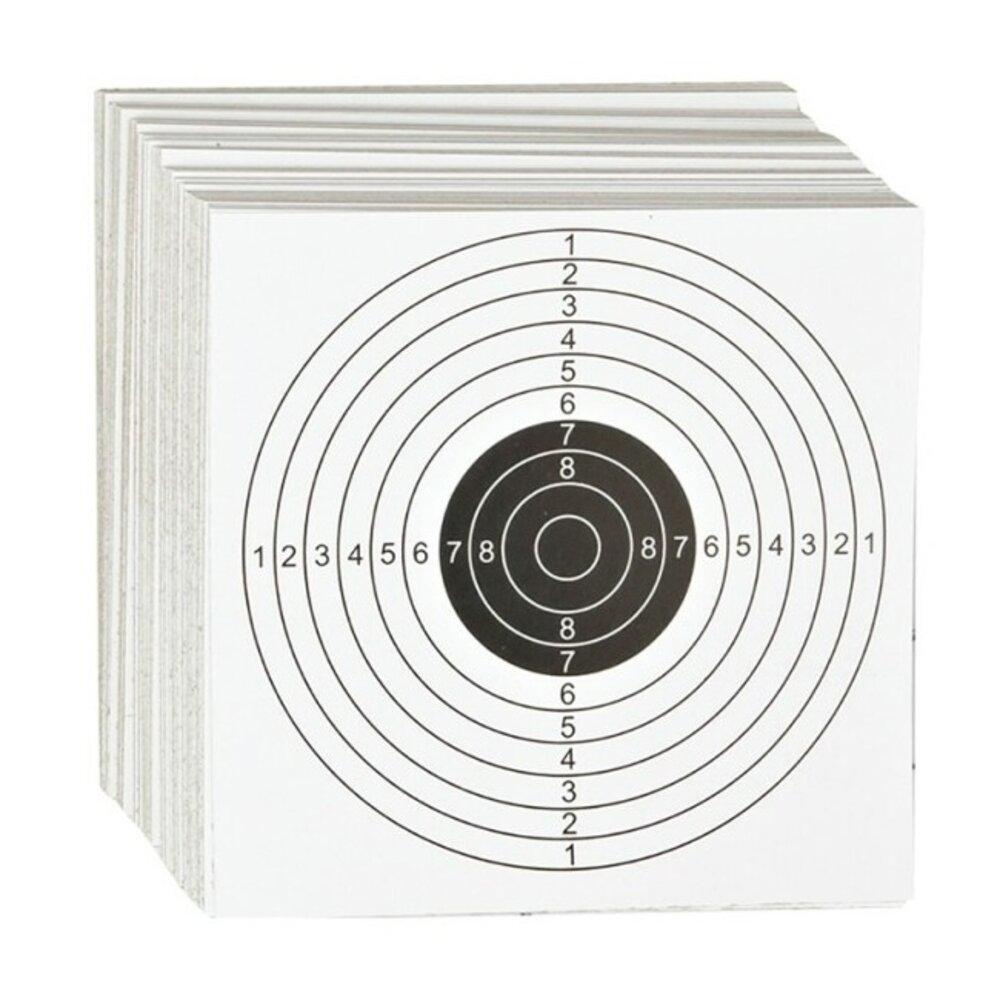 Schietkaart 1 Roos / 17x17cm / 100 stuks-4002-a