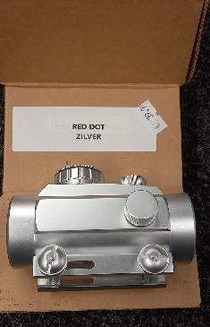 Eigen merk - eigen merk red dot kleur silver 22mm weaver picatinny rode stip 11 verschillende lichtsterktes incl batterij2 1