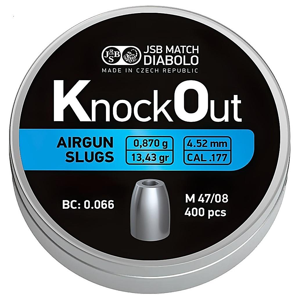 4,5mm  Knock Out Slugs EXTRA HEAVY /   13,43 Grain - 0,87 Gram  / 400 stuks -4222-a