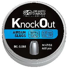 JSB - jsb 4 5mm knock out slugs extra heavy 13 43 grain 0 87 gram 400 stuks 1 1