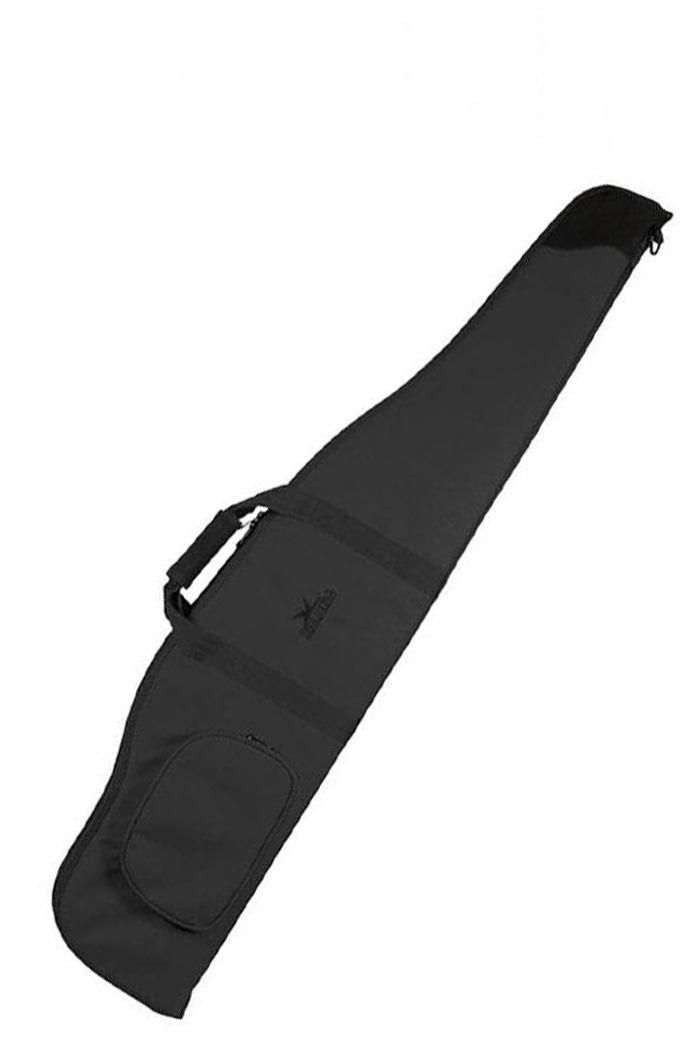 Geweertas 140 cm Black / met Zijvak-537-a