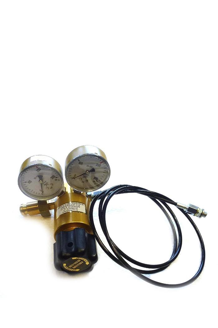 Reduceer ventiel / regulator Hoge Druk / Hi Pressure met 150cm slang.-575-a