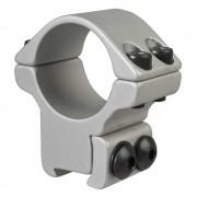 30mm 2 piece High double screw scopemounts 9-11 Zilver-754-a