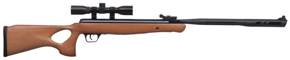 Crosman  - crosman valiant wood 5 5mm met scope 1